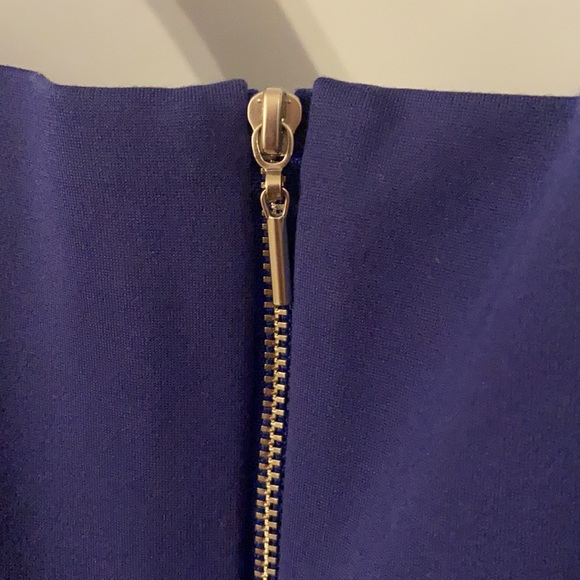 Rebecca Taylor Dress Purple Over the Shoulder Off the Shoulder - Picture 4 of 8